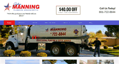 Desktop Screenshot of johnmanningplumbing.com